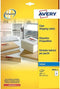 Adresetiket Avery 99 - 1x67 - 7mm transparant 25 vel 8 etiketten per vel