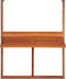 vidaXL - Balkontafel - hangend - 64,5x44x80 - cm - massief - acaciahout