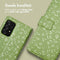 iMoshion Hoesje Geschikt voor Samsung Galaxy A52 (4G) / A52s / A52 (5G) Hoesje Met Pasjeshouder - iMoshion Design Bookcase smartphone - Groen / Green Flowers