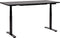 DESTINAS - Elektrisch Verstelbaar bureau - Zwart - 160 cm - MDF
