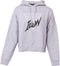 Guess Iconic Hood - Dames Sweatshirt - Merkenlogo met kraaltjes - Grijs (2022)