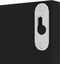 vidaXL - Wandschappen - 2 - st - 60x11,5x18 - cm - bewerkt - hout - hoogglans - zwart