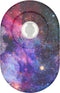 PopSockets PopGrip - Telefoonbutton en Standaard compatibel met een magnetische ring voor iPhone 12 en hoger - Blauw Nebula