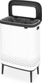 Brabantia Bo Hi Wasmand - 2 x 45 l - Quick-Drop opening - White (2 stuks)
