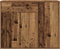 vidaXL - Dressoir - 88x30x70 - cm - spaanplaat - oud - hout