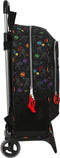Schoolrugzak met Wielen The Avengers Super heroes Zwart (32 x 42 x 14 cm)