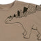 Konges Sløjd Lou Sweatshirt/Trui Animal Spike Dino - Oxford Tan - Maat 4 jaar