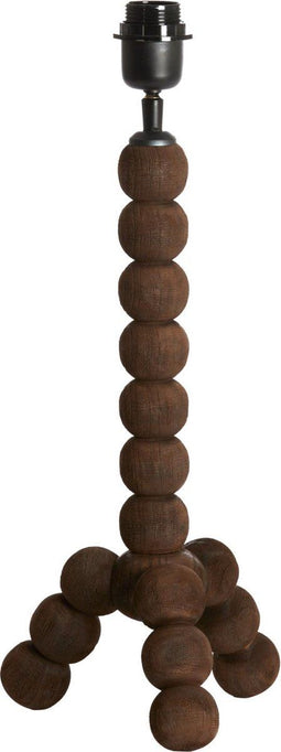 Light & Living Tafellamp Veglio - Donkerbruin - Ø20cm - Woonkamer - Slaapkamer