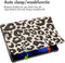 imoshion Tablet Hoes - Geschikt voor Xiaomi Pad 6 Pro, Xiaomi Pad 6 - Design Trifold Bookcase - Leopard