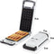 Rosmarino Infinity Belgische Wafelmaker - 2 wafels - dubbelzijdige verwarming - antiaanbaklaag - 800W - wit