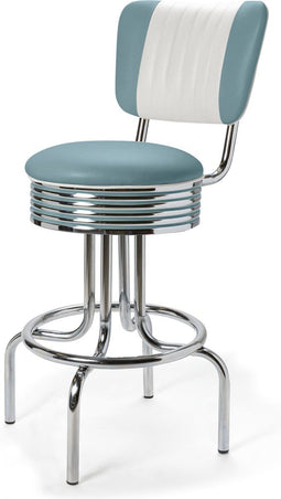Bel Air Retro Barkruk BS-28-66-CB Blauw