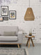 GOOD&MOJO Hanglamp Iguazu - Jute - Ø50cm - Scandinavisch,Bohemian - Hanglampen Eetkamer, Slaapkamer, Woonkamer