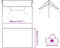 vidaXL - Kampeerluifel - waterdicht - 360x294 - cm - groen