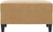 vidaXL - Voetenbank - 70x55x41 - cm - fluweel - bruin