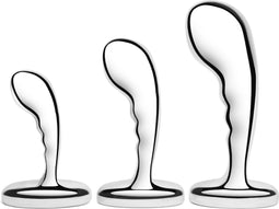 BVibe - Stainless Steel P-Spot Training Set Buttplug