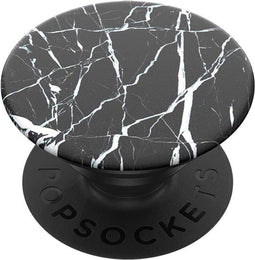 PopSockets - Telefoonaccessoire - Uittrekbare standaard - Zwart Marble