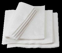 Klika - Servet iezzy 33x33cm 1 laag wit 60770 | 8 stuks