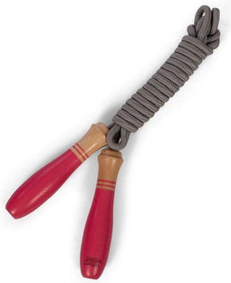 Mamamemo Springtouw Dusty Junior 2,6 Meter Hout Roze/grijs