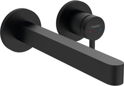 Hansgrohe Finoris - Ééngreeps wastafelmengkraan inbouw - Voorsprong 228 mm mat zwart