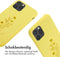 iMoshion Hoesje Geschikt voor iPhone 11 Pro Hoesje Met Koord - iMoshion Siliconen design hoesje met koord - Geel / Flower Yellow