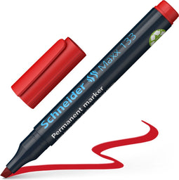 Schneider permanent marker - Maxx 133 - beitelpunt - rood - S-113302