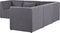 LEMVIG - Hoekbank - Grijs - Linkszijdig - 250 cm - Corduroy