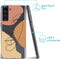 iMoshion Hoesje Geschikt voor Samsung Galaxy S21 Hoesje Siliconen - iMoshion Design hoesje - Transparant / Line Art Color Face