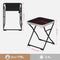 eSituro Campingtafel 2-in-1 met Afneembaar Blad - Zwart - 40,5 x 40,5 x 50 cm