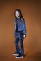 Moodstreet Meisjes Trui - Sweat met paard artwork - Navy - Maat 86/92