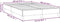 vidaXL - Bedframe - Fluweel - 120x190 cm - Donkerblauw
