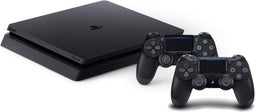 Sony PlayStation 4 Slim - Console 1TB - 2x Dual Shock 4 Controllers - Zwart