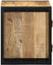 vidaXL - Nachtkastje - 40x35x40 - cm - massief - ruw - mangohout