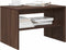 vidaXL - Tv-meubel - 60x40x40 - cm - bewerkt - hout - bruin - eikenkleur