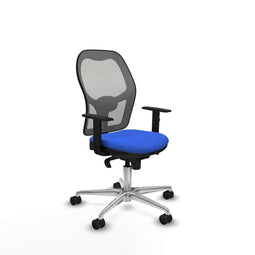 Piqueras y Crespo 1D086N0 - Bureaustoel - Verstelbare hoogte met armleuning - Blauw