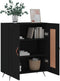 vidaXL - Dressoir - 69,5x34x90 - cm - bewerkt - hout - zwart