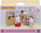 Sylvanian Families 4254 kinderslaapkamermeubels- inrichting poppenhuis- stapelbed- 25 onderdelen- 2 knuffelbeertjes