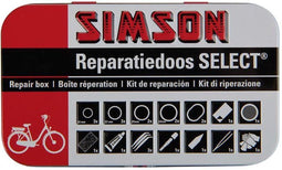 Simson fietsband reparatieset select - fietsbandreparatieset - 10+ plakkers - Multi