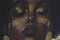 Schilderij Home ESPRIT Zwart Gouden Vrouw 103 x 4,5 x 143,5 cm (2 Stuks)