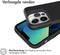 iMoshion Hoesje Geschikt voor iPhone 13 Pro Hoesje Shockproof - iMoshion Rugged Hybrid Carbon Case - Zwart