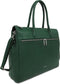 Gigi Fratelli Dames Leren Laptoptas 16-17 inch Romance Business ROM8007 Amsterdam Groen