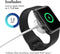iMoshion Draadloze Oplader Geschikt voor de Apple Watch - Oplaadkabel voor Apple Watch Series 1 / 2 / 3 / 4 / 5 / 6 / 7 / 8 / 9 / SE (2) / Ultra (2) - 2-in-1 USB-A & USB-C - 0,5 meter - Wit