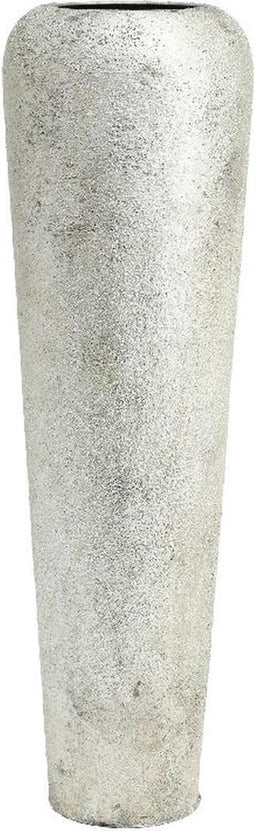 PTMD Pietro Antieke Bloempot - 14 x 22 x 75 cm - Ijzer - Creme