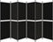 vidaXL - Kamerscherm - met - 6 - panelen - 300x180 - cm - stof - zwart