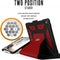 UAG Tablet Hoes Geschikt voor iPad Pro 12.9 (2022) / iPad Pro 12.9 (2021) - UAG Metropolis Bookcase tablet - Rood