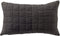 Dutch Decor REZA - Sierkussen 30x50 cm - Charcoal Gray - antraciet - Inclusief binnenkussen
