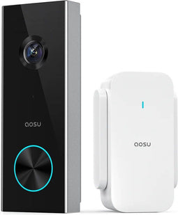 Aosu - V8P - Video Doorbell Pro - Zwart - Wit