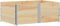 vidaXL - Plantenbak - 150x100 - cm - massief - grenenhout