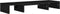 vidaXL - Monitorstandaard - 80x24x10,5 - cm - massief - grenenhout - zwart