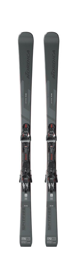 Nordica Spitfire DC 74 - Piste ski's - Energy Double Core - Grijs/groen/antraciet 175 cm