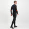 BBB Cycling ColdShield BBW-351R - Lange Fietsbroek - Thermo met Zeem en Bretels - Zwart - Maat XXL